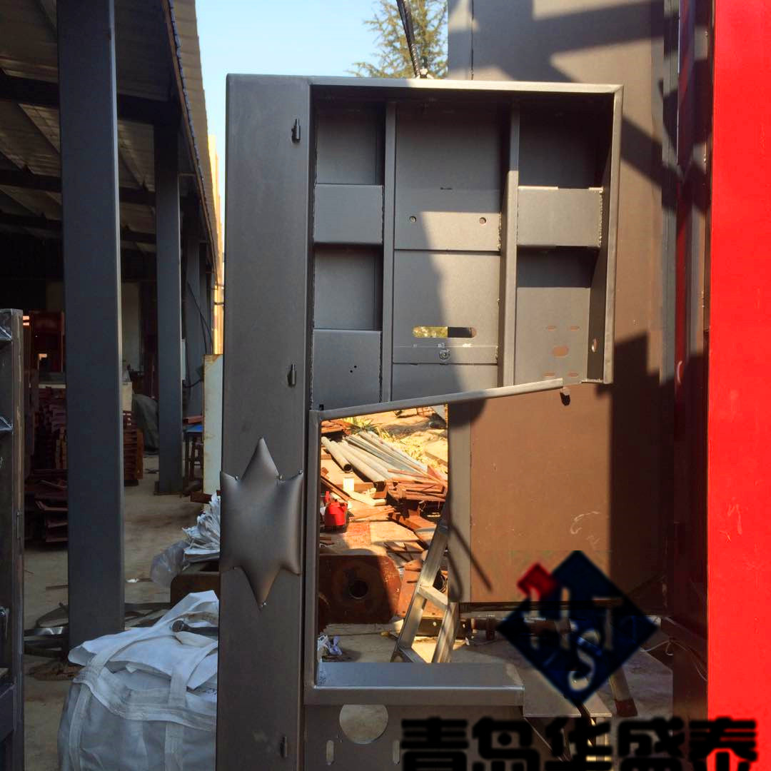 發(fā)貨威海吊鉤式拋丸機調(diào)試完畢拋丸效果現(xiàn)場圖