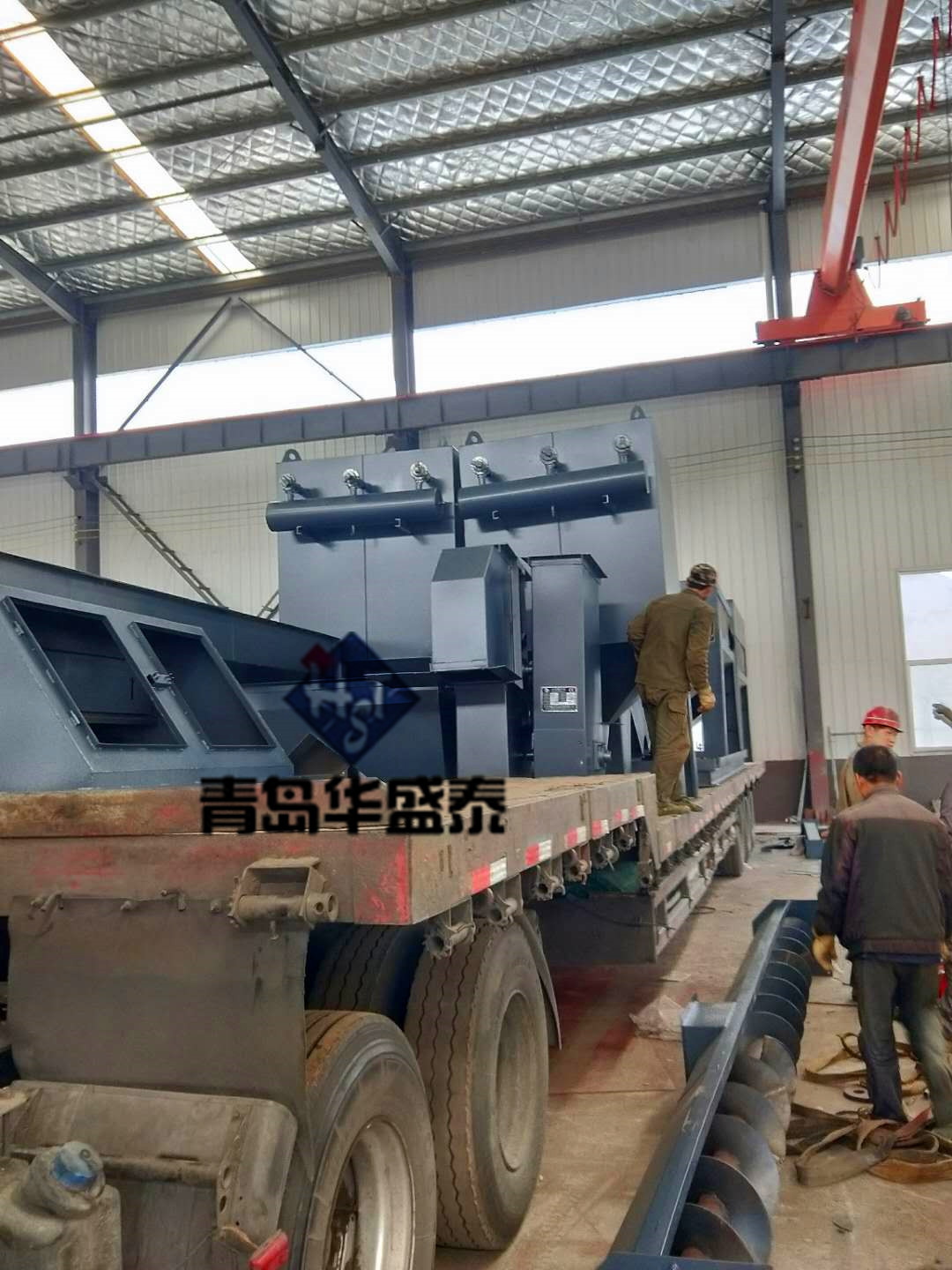 發(fā)往內(nèi)蒙呼和浩特6930拋丸機發(fā)貨現(xiàn)場圖