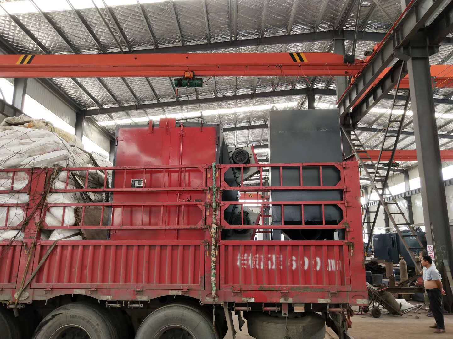 q376吊鉤式拋丸機發(fā)往福建 q376吊鉤式拋丸機發(fā)往福建