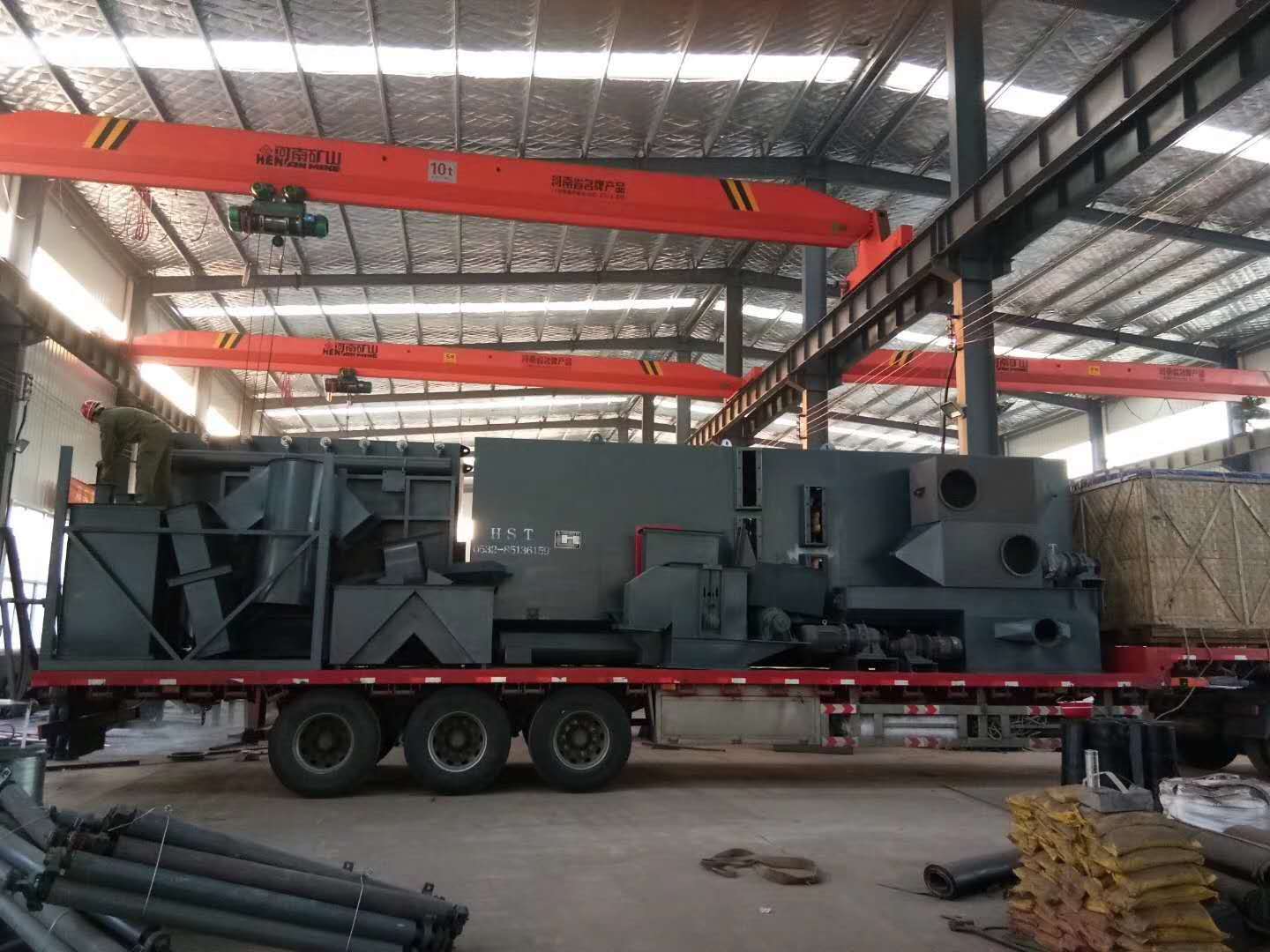 q6915鋼結(jié)構(gòu)拋丸機(jī)發(fā)往湖南 q6915鋼結(jié)構(gòu)拋丸機(jī)發(fā)往湖南